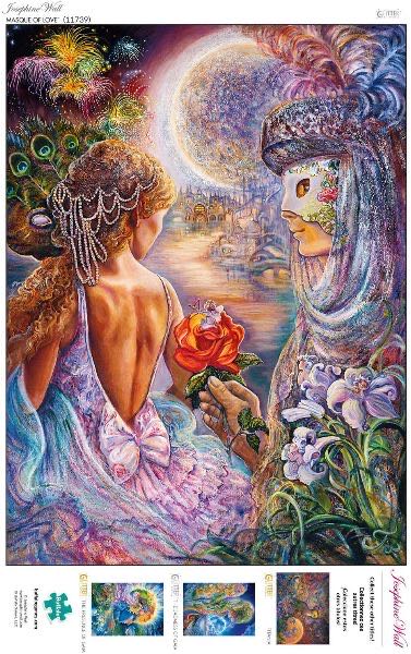 Masque Of Love (From Andrea) - Buffalo Games puzzle collectible - Main Image 3