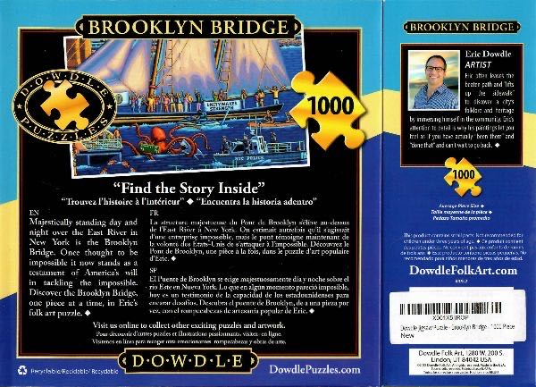 Brooklyn Bridge - Dowdle puzzle collectible - Main Image 4