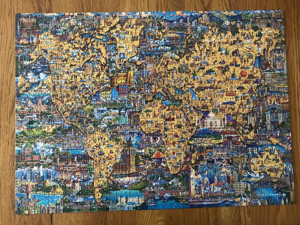 Best Of The World 🌎🌏🌍 - Dowdle 🇺🇸 puzzle collectible [Barcode 671095104418] - Main Image 2