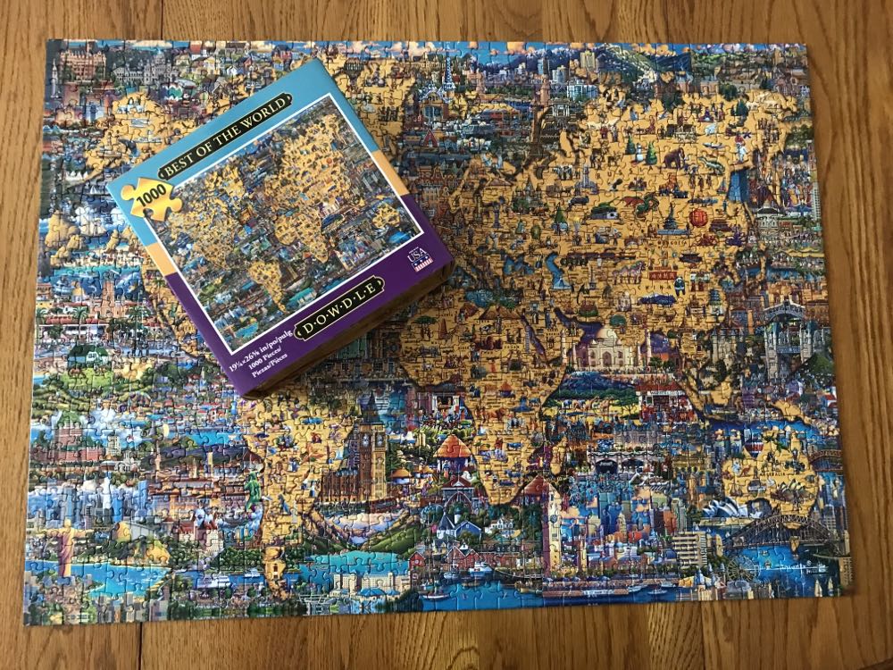 Best Of The World 🌎🌏🌍 - Dowdle 🇺🇸 puzzle collectible [Barcode 671095104418] - Main Image 3