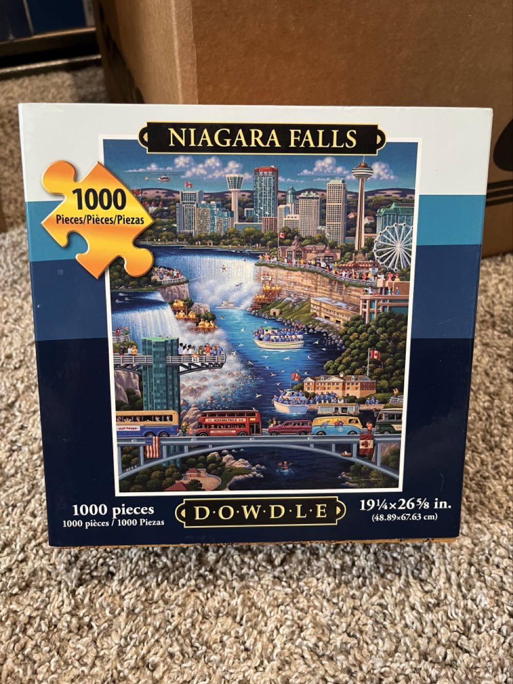 Niagara Falls - Dowdle Folk Art 🇺🇸 puzzle collectible [Barcode 671095401920] - Main Image 4