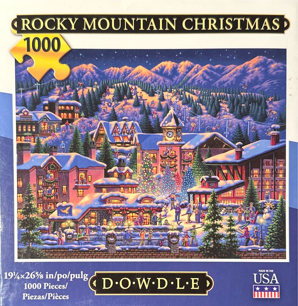 Rocky Mountain Christmas 🏔🎄 - Dowdle puzzle collectible [Barcode 671095403085] - Main Image 2