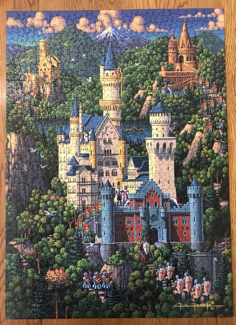 Neuschwanstein Castle ✅ - Dowdle puzzle collectible [Barcode 671095404853] - Main Image 2
