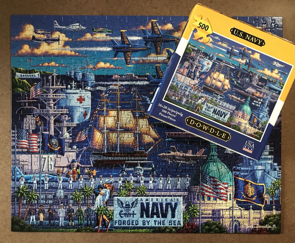 U.S. Navy - From Cheryl (JJ) - Dowdle puzzle collectible [Barcode 671095004336] - Main Image 4