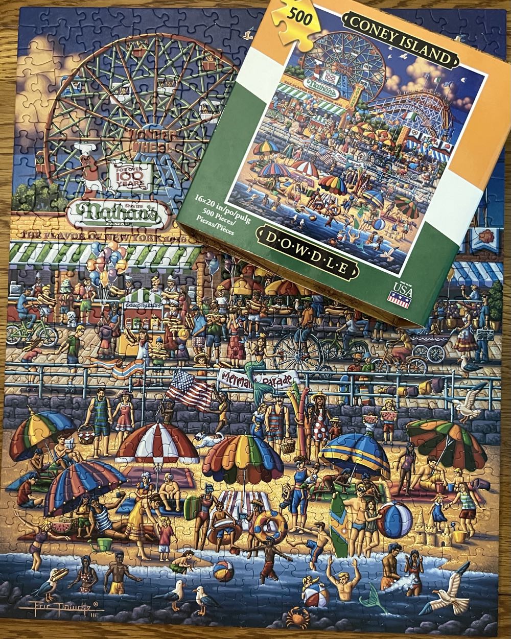 Coney Island - Dowdle 🇺🇸 puzzle collectible [Barcode 671095004534] - Main Image 3