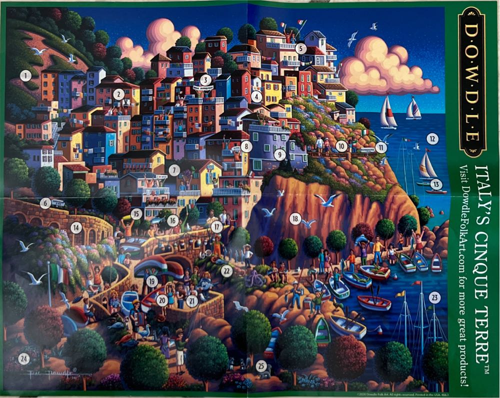 Dowdle- Italy’s Cinque Terre - Dowdle puzzle collectible [Barcode 671095204668] - Main Image 3