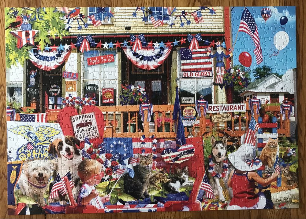 Main Street Celebration - Buffalo Games puzzle collectible [Barcode 079346332038] - Main Image 2