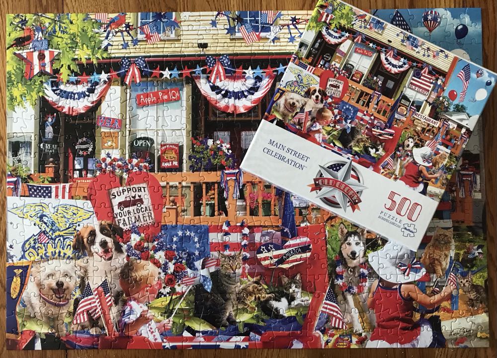 Main Street Celebration - Buffalo Games puzzle collectible [Barcode 079346332038] - Main Image 3