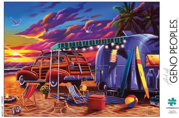 Beach Camp - Buffalo Games, LLC puzzle collectible [Barcode 079346109029] - Main Image 3