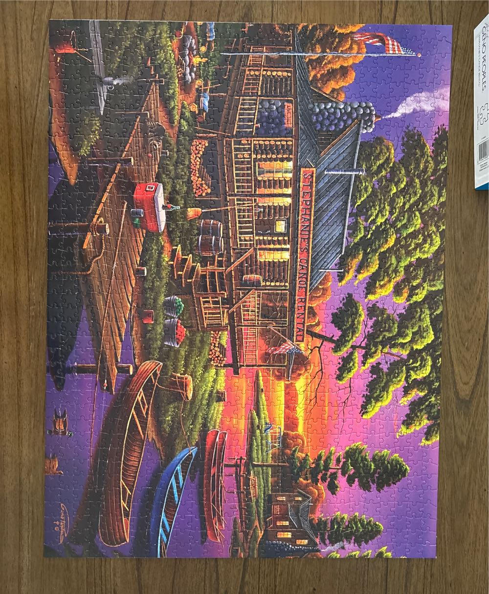 Stephanie’s Canoe Rental - Buffalo puzzle collectible [Barcode 079346109036] - Main Image 4