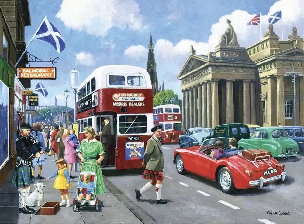 Vintage Edinburgh (v) Denise - Bits And Pieces puzzle collectible [Barcode 192949051271] - Main Image 2