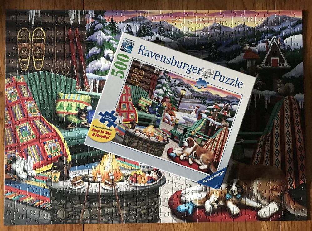 Apres Ski/Apres All Day-TRADED - Ravensburger puzzle collectible [Barcode 4005556164424] - Main Image 2