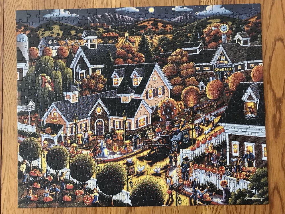All Hallow’s Eve 🎃 - Dowdle 🇺🇸 puzzle collectible [Barcode 671095200202] - Main Image 2
