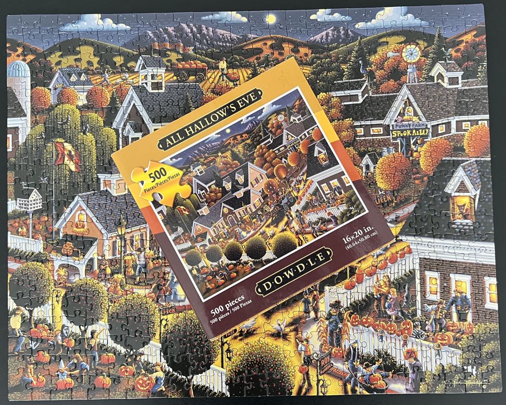 All Hallow’s Eve 🎃 - Dowdle 🇺🇸 puzzle collectible [Barcode 671095200202] - Main Image 4