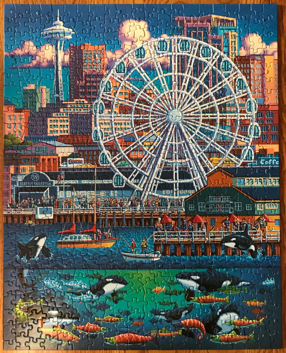 Seattle Great Wheel - Dowdle puzzle collectible - Main Image 2