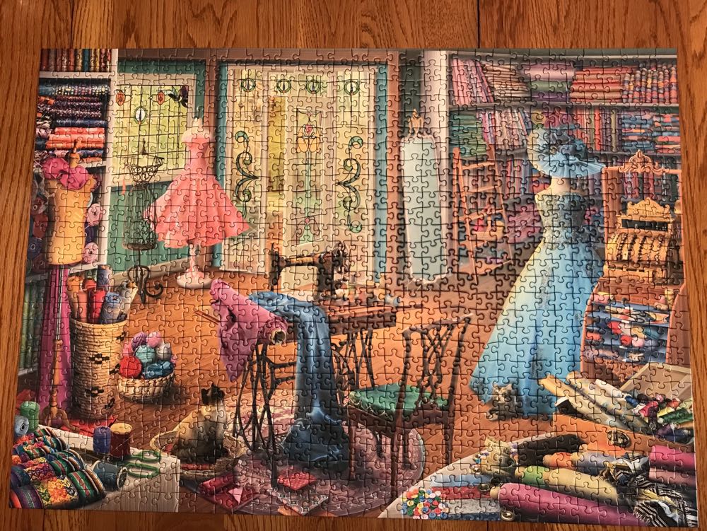 Seamstress Shop - Ravensburger 🇩🇪 puzzle collectible - Main Image 2