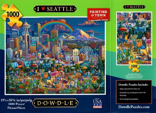 Dowdle I Love Seattle - FOUND - Dowdle puzzle collectible - Main Image 3