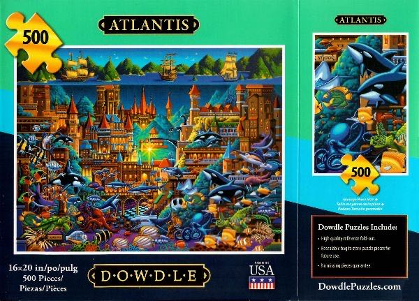 Atlantis - Framed - Dowdle puzzle collectible - Main Image 3