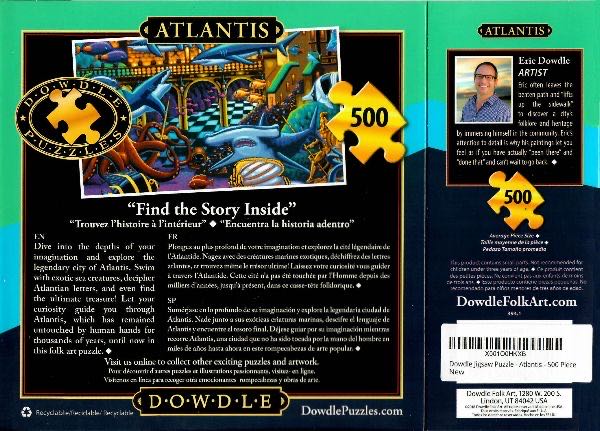 Atlantis - Framed - Dowdle puzzle collectible - Main Image 4