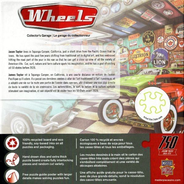 Masterpieces: Wheels - Collector’s Garage - MasterPieces puzzle collectible - Main Image 3
