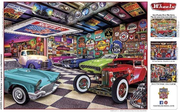 Masterpieces: Wheels - Collector’s Garage - MasterPieces puzzle collectible - Main Image 4