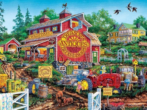 Antique Barn 550 Piece - Master Pieces puzzle collectible - Main Image 2