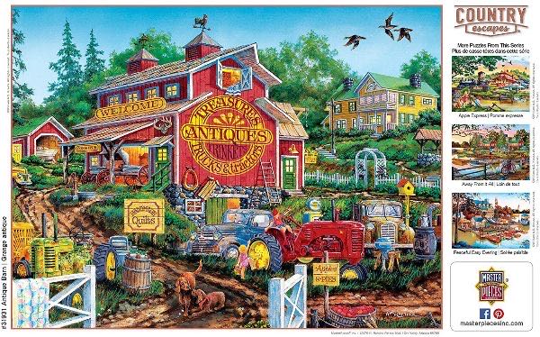 Antique Barn 550 Piece - Master Pieces puzzle collectible - Main Image 4