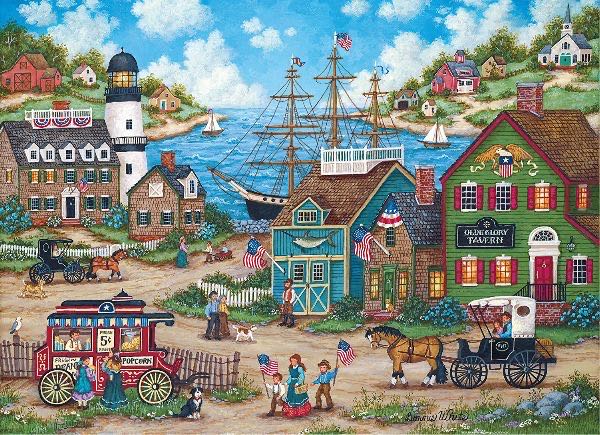 Hometown Gallery - The Young Patriots - Master Pieces puzzle collectible - Main Image 2