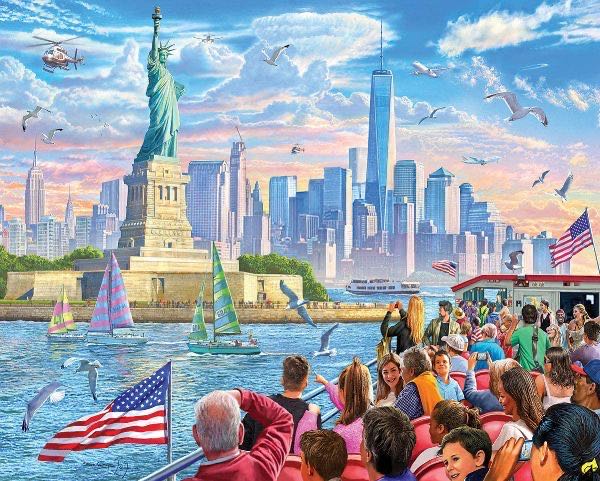 Statue of Liberty - White Mountain puzzle collectible - Main Image 2