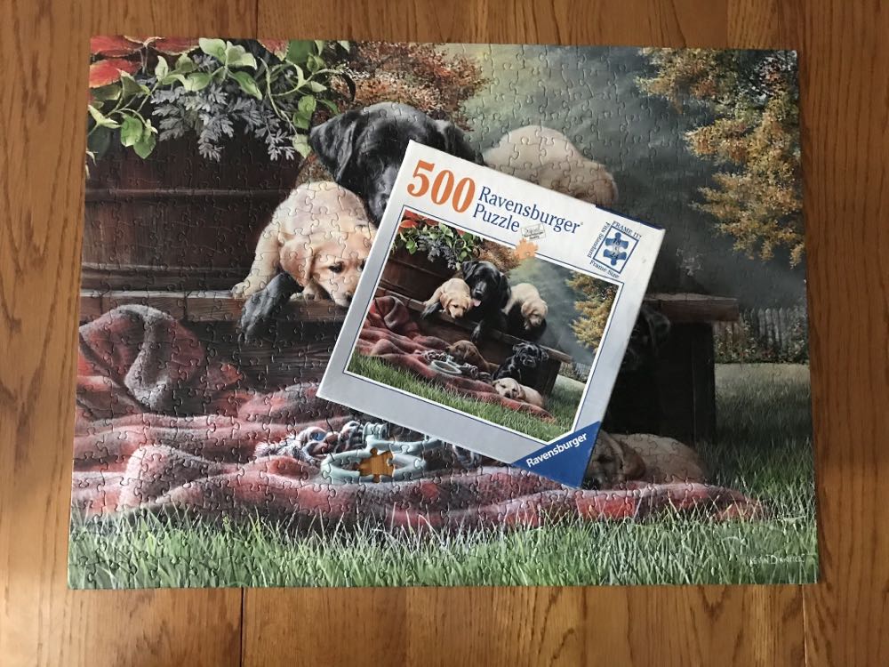 Labrador Retrievers - Ravensburger puzzle collectible - Main Image 2
