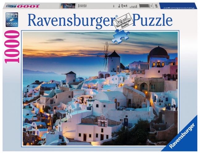 Evening in Santorini - Ravensburger puzzle collectible [Barcode 4005556196111] - Main Image 1