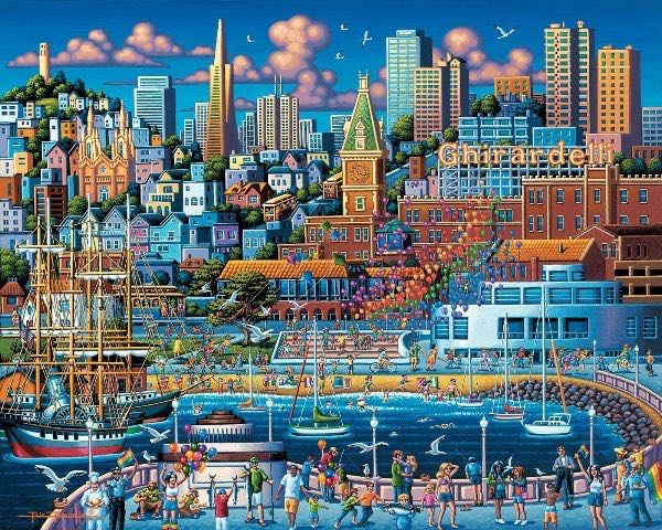 San Francisco Pier - Dowdle puzzle collectible - Main Image 2