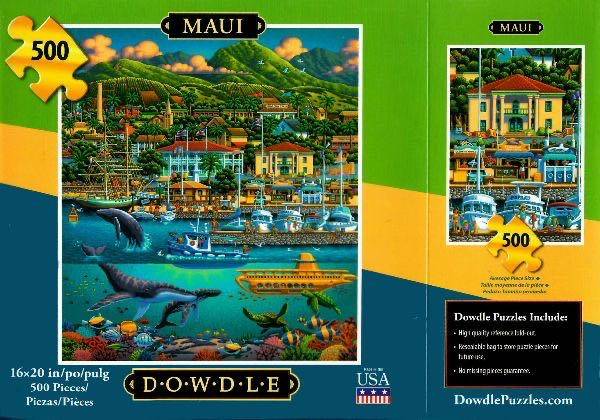 Maui 🌊 🐢 🐠 🐟 🐋 - Dowdle 🇺🇸 puzzle collectible - Main Image 3