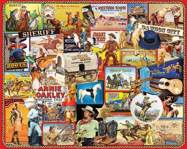 Cowboys - White Mountain puzzle collectible - Main Image 2
