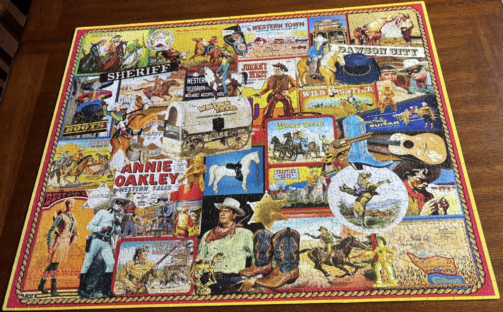 Cowboys - White Mountain puzzle collectible - Main Image 3