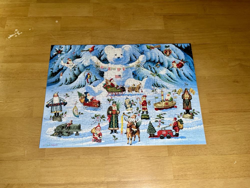 Jingle Bell Teddy and Friends - Buffalo puzzle collectible [Barcode 079346026265] - Main Image 3