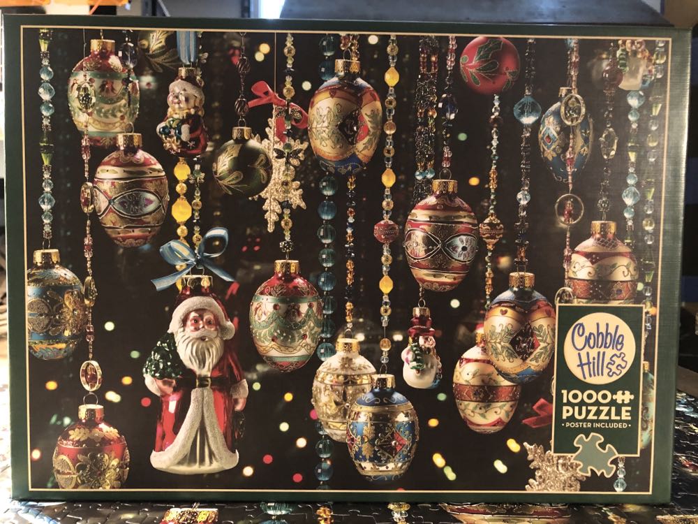 Cobble Hill: Christmas Ornaments - Cobble Hill puzzle collectible [Barcode 625012801409] - Main Image 3