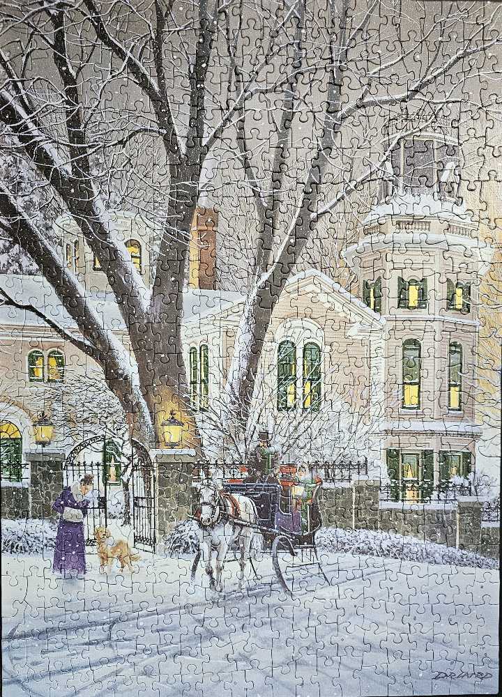 Sleigh Ride - Cobble Hill puzzle collectible [Barcode 625012850735] - Main Image 3