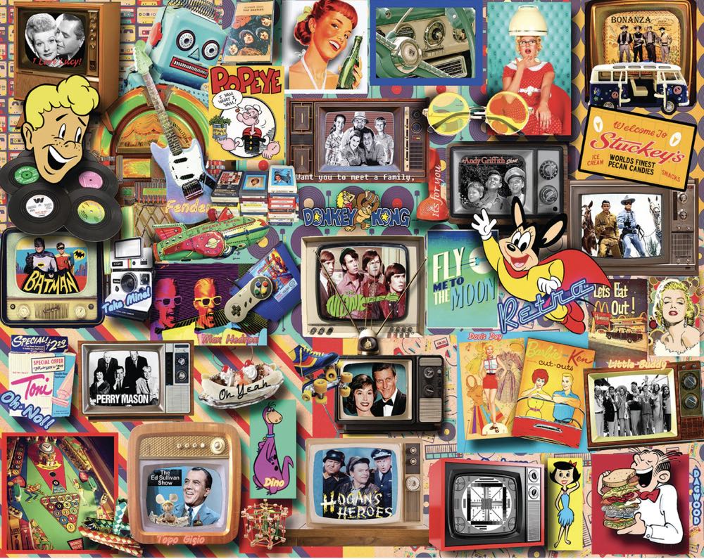 Memory Lane - White Mountain Puzzles puzzle collectible [Barcode 724819263899] - Main Image 2