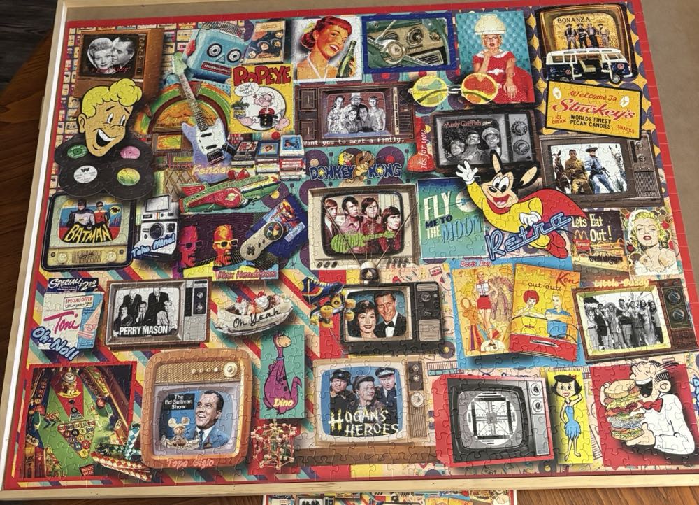 Memory Lane - White Mountain Puzzles puzzle collectible [Barcode 724819263899] - Main Image 4