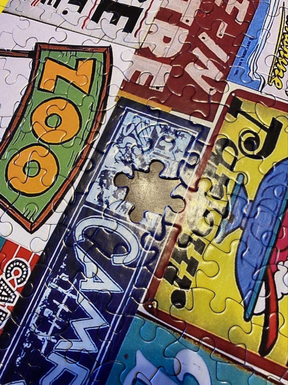 Places I Went As A Kid  - White Mountain puzzle collectible [Barcode 724819263721] - Main Image 4