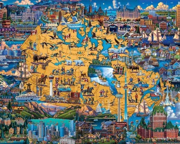 Best Of Canada - Cheryl - Dowdle puzzle collectible - Main Image 2