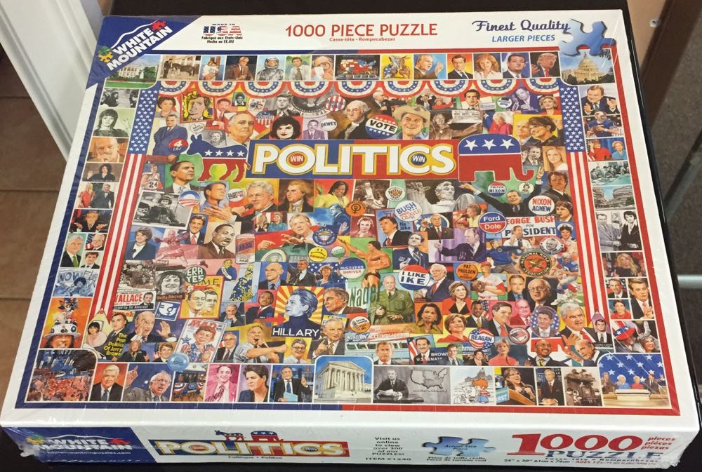 Politics - White Mountain Puzzles puzzle collectible [Barcode 724819259014] - Main Image 2