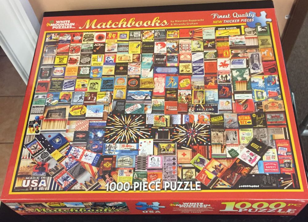 Matchbooks - White Mountain puzzle collectible [Barcode 724819254446] - Main Image 2