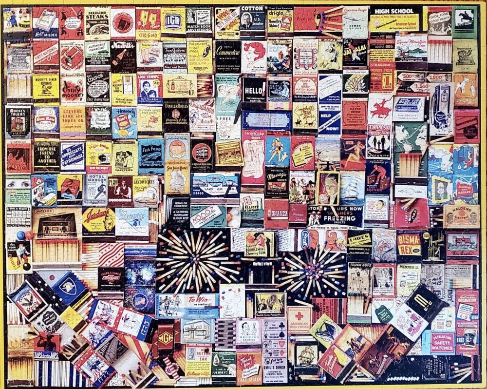 Matchbooks - White Mountain puzzle collectible [Barcode 724819254446] - Main Image 3