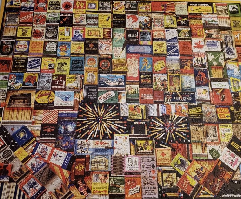Matchbooks - White Mountain puzzle collectible [Barcode 724819254446] - Main Image 4