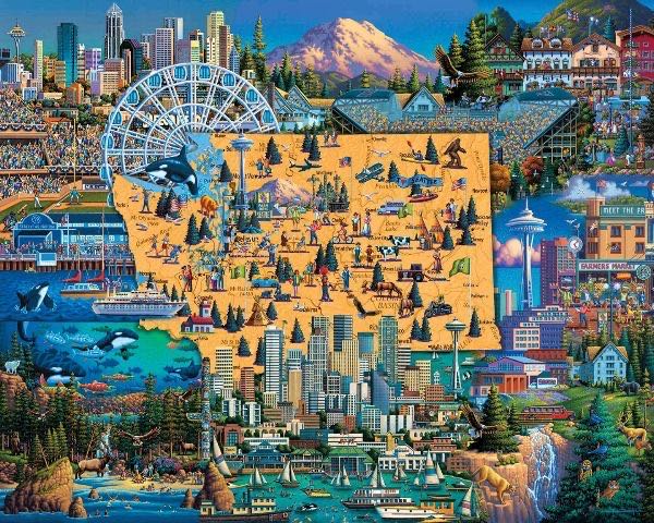 Best of Seattle - Dowdle 🇺🇸 puzzle collectible - Main Image 2