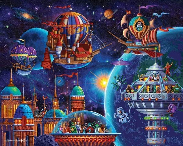 Space Adventure - Dowdle puzzle collectible - Main Image 2