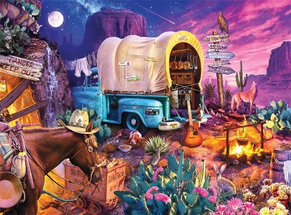 Wild West Camp - Buffalo puzzle collectible [Barcode 079346118557] - Main Image 2