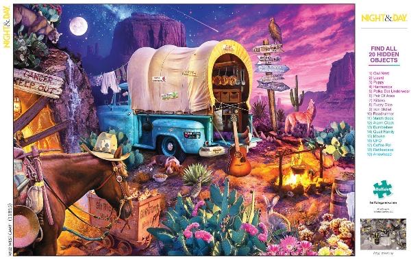 Wild West Camp - Buffalo puzzle collectible [Barcode 079346118557] - Main Image 3